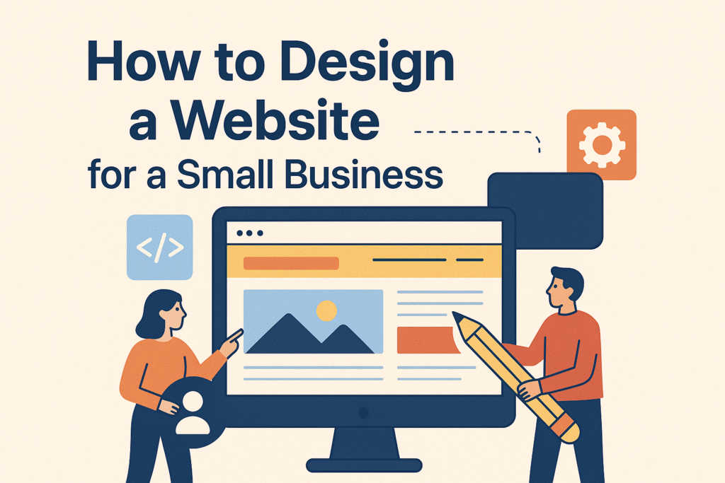 Design a website for a small business